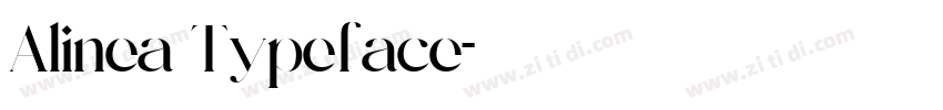 Alinea Typeface字体转换